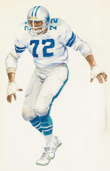 Ed 'Too Tall' Jones from the Dallas Cowboys